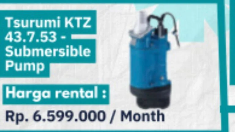 Tsurumi KTZ 43.7.53 – Submersible Pump